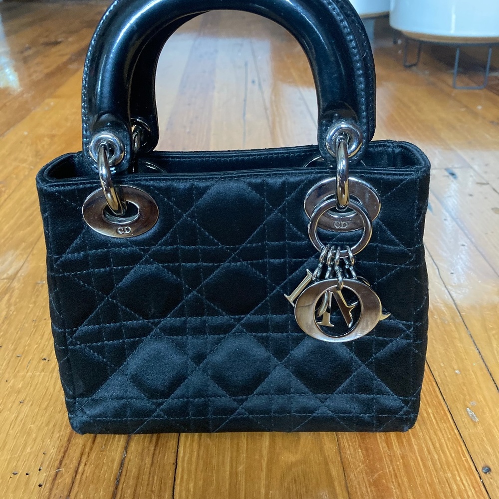 Christian Dior black handbag